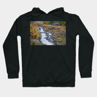 Lake district waterfall near Derwentwater Hoodie